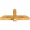 Ekena Millwork Eugene Rough Sawn Timber Gable Bracket, Western Red Cedar, 36"W x 16"H x 4"D x 4"F, 11/12 Pitch GBW036X16X0404EUG00RWR - alternate 5